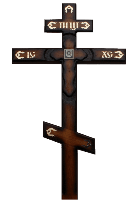 Крест лак. с иконкой P64