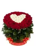 Корзина из живых цветов КН17