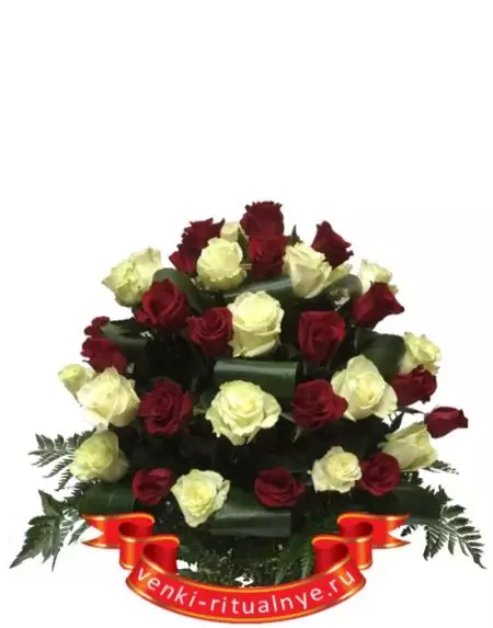 Корзина из живых цветов КН2